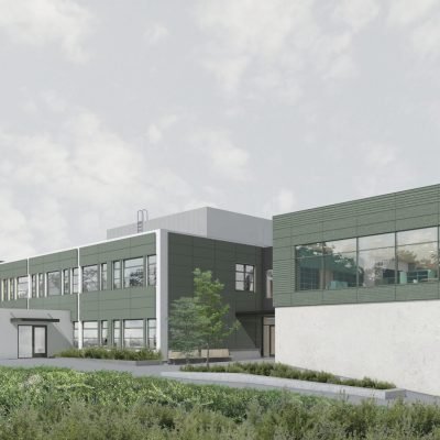 Perspektiv utvendig fra sør